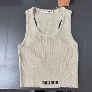 MIU MIU summer tank top